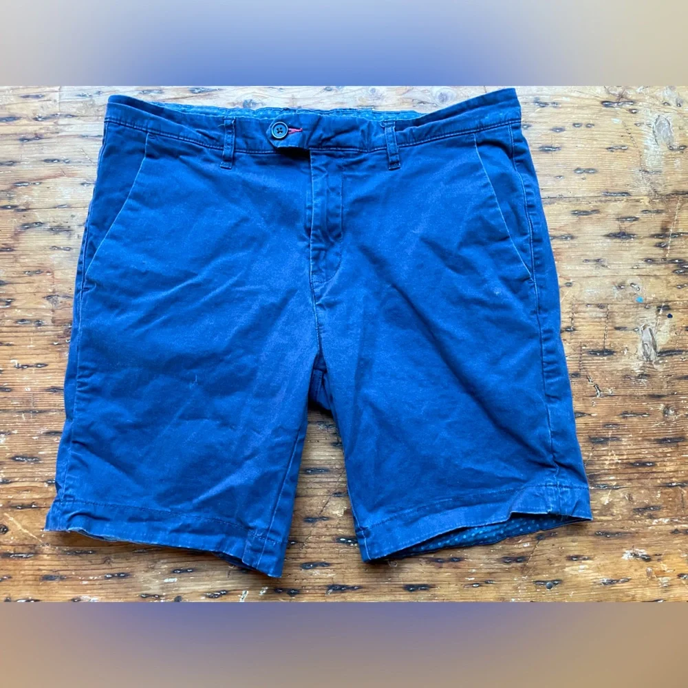 Men’s Cotton Nautica Shorts Sz. 34 Blue - Picture 1 of 7